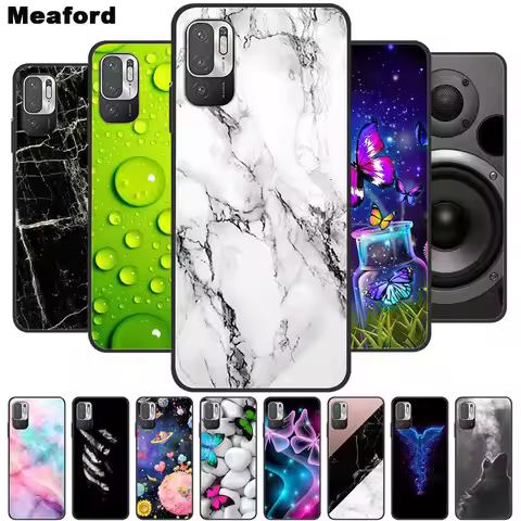 For Xiaomi Redmi Note 10 5G Case Marble Soft Silicone Back Case for Redmi Note10 5G Phone Cover For 