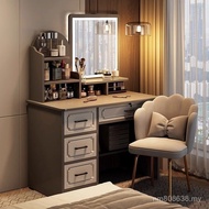 Simple High-End Modern Bedroom New Style 2025 Makeup Cabinet Dressing Table Light Luxury Small Dress