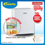 Grosir PowerPac Chest Freezer, Mini Freezer, Freezer For Milk 50L (PPF