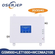 Oserjep LCD Display 2G 3G 4G Tri Band Signal Booster GSM 900/DCS LTE 1800/WCDMA UMTS 2100 MHz Mobile