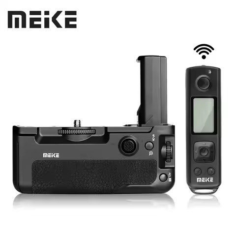 Meike MK-A9 PRO Vertical Battery Grip for Sony A9 A7III A73 A7RIII A7R3 A7SIII Camera Built-in 2.4GH