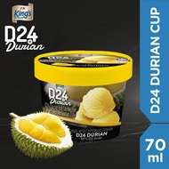King's D24 Durian Ice Cream Cup (10 cups, 70ml each)