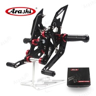 Arashi V2.0 CNC Adjustable Rearset Footrest For YAMAHA FZ-07 FZ07 / MT07 MT-07 / XSR700 2014 2015 20