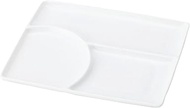 Mino Yaki 91-079-101 Miyama Deep Mountain Plate, 3-Divided Dish, Microwave, Dishwasher-Safe, Nagomi,