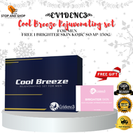 CHRISTMAS SALE!! COOL BREEZE REJUVENATING SET FOR MEN FREE 1 BRIGHTENING KOJIC SOAP (150G) | COOL BR