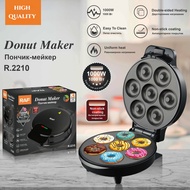 1000W Household Donut Maker Portable Multifunctional Electric Breakfast Machine Mini Cake Baking Mac