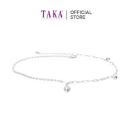 IE4 TAKA Jewellery Dolce 18K Gold Anklet Gold Ball