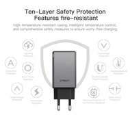 Orsen by Eloop C61T หัวชาร์จเร็ว GaN 65W 4 พอร์ต USB Type C PD QC PPS Adapter หัวปลั๊ก EU (Eloop-Sho