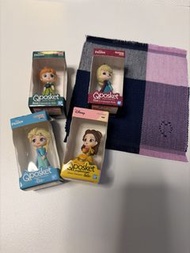 迷你扭蛋 QPosket Mini Disney Frozen & Beauty and the Beast Figurines