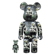 [BE@RBRICK] BANKSY RIOT COP BEARBRICK 100％ &amp; 400％