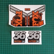 Fox factory mtb bicycle fork Decal