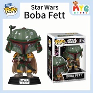 Funko Pop Bobble Head Star Wars 814 Boba Fett Original Figure Ready Stock 90295