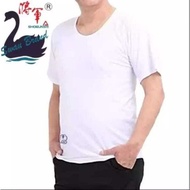 PUTIH Swan T-Shirt/T-Shirt In Men's White Color Number 38,40