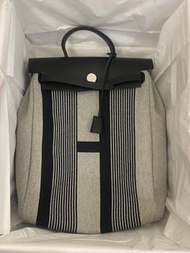 真品 HERMES 愛馬仕 HERBAG BACKPACK LIMITED EDITION 限量款後背包