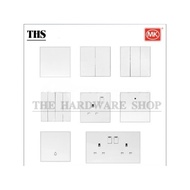 MK Honeywell Aria Switch Socket Singapore Safety Mark Approved （White）
