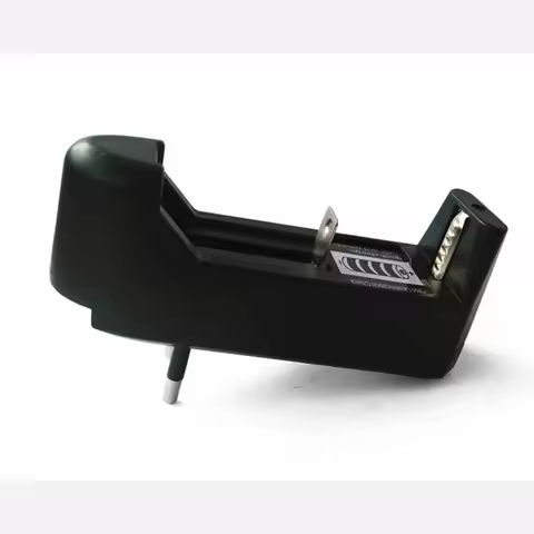 1 Slots Universal 3.7V 500ma Intelligent power off Battery Charger Adapter IC EU US Plug for recharg