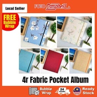 4R-200pcs pocket  Photo Album fabric cover(200pcs)Ready Stock🇲🇾
