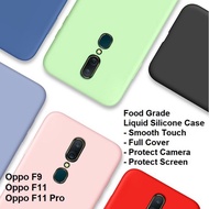 Oppo F11 Pro F11 F9 F11Pro Liquid Silicone Smooth Touch Phone Case Casing Cover