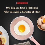 12/14 Cm Kitchen Food Pan Mini Pan Non-stick Pan Household House Play Breakfast Pan O0b3