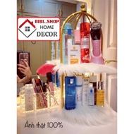3-tier round cosmetic shelf with 2K VIP Acrylic paint, cosmetic shelf