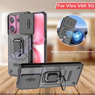 Vivo V60 5G Shockproof Armor Casing For vivo V60 Pro VivoV60 Pro 5G 2025 Slide Camera Lens Protectio