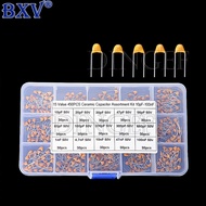 450PCS Monolithic Ceramic Capacitor Assortment Kit - 10pF to 100nF 50V MLCC Box Set (10/30/47/56/68p