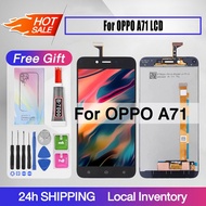 Techparts Original LCD Untuk OPPO A71 LCD + Bahagian skrin + Set pemutar skru percuma + Gam
