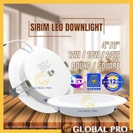 SIRIM LED 6 Inch Down Light LED Downlight Down Light LED Ceiling Light Lampu Down Light Siling LED D