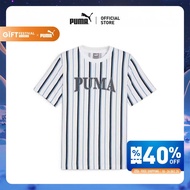 PUMA BASICS - เสื้อยืดผู้ชาย PUMA SQUAD สีขาว  - 67897302