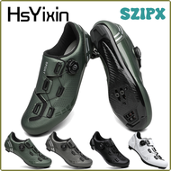 SZIPX New Self-Locking Men's SPD Mountain Bike Shoes Women's Road Bike Shoes For Shimano Road Bike Flat Boots Bike Pedals XOIQP