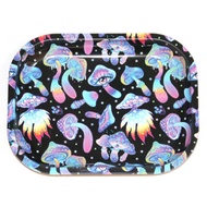 7X5.5inch Metal Tobacco Rolling Tray Multi Cigarette Dish Tin Storage Plate Roller Container 18*14cm