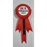 Medalaward, award ribbon pin, ribbon brooch with logo