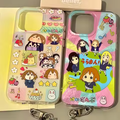Anime K-ON Girls Cute Phone Case for Samsung Galaxy A73 A72 A55 A54 A53 A52 A34 A33 A32 A23 A14 A13 