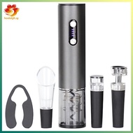[hzsdakjjh.] Electric Wine Opener Wine Bottle Opener Kit Rechargeable Electric Wine Opener Set Wine 
