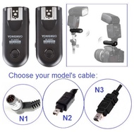 แฟลชทริกเกอร์ YONGNUO RF-603N II Wireless Flash Trigger for Nikon D300D700D850D90D610D5300D7200 ประก