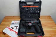 JLD TOOL - Cordless Bor Tool Kit 12V-2A Baterai Bor Cas Full Set