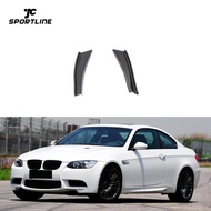 Carbon Fiber Front Bumper Canards Splitters for BMW E90 E92 E93 M3 2007-2013