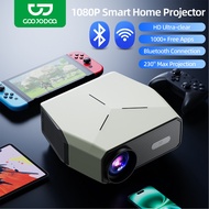 GOOJODOQ Projector Mini 12000LM  WiFi 4k Full HD 1080p Bluetooth Supports Netflix Android and Smartp