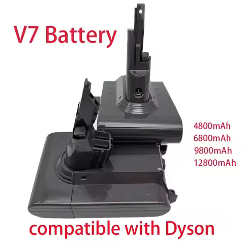 12800mah 21.6V Replacement Battery for Dyson V7/SV11 Motorhead Pro V7 Trigger V7 Animal V7 Handheld 