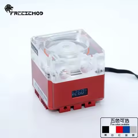 FREEZEMOD Compute cooling pc water cooler mute pump PWM intelligent flow 800L/H VA LCD temperature s