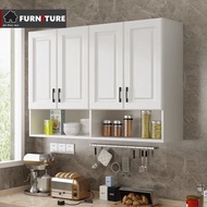 【Ready stock】European style simple kitchen wall cabinet economical kitchen cabinet low price wall-mounted bathroom cabinet bathroom storage cabinet balcony cabinets