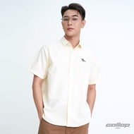 GALLOP : OXFORD CASUAL SHIRT เสื้อเชิ๊ตแขนสั้น รุ่น GW9031 สี Cream - ครีม / ราคาปกติ 1,490.-