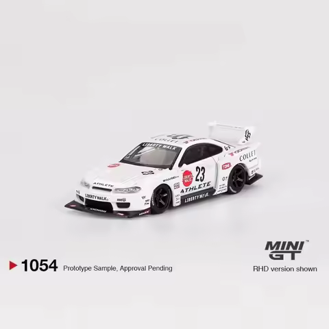 MINI GT 1:64 1054 Nissan LB S15 SILVIA Alloy Car Model Vehicle Collection Ornament Series