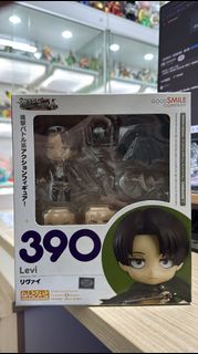 (N)開封品 GSC Goodsmile Nendoroid 390 Attack on Titan Levi Attack on Titan 進擊的巨人 里維 兵長 黏土人 390