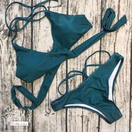 Bikini set 可試換 泳衣 交叉 集中 push up swimsuit bathing suit exchangeable