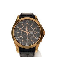 SEIKO mens watches quartz wrist watch analogues rubber 7T62-0JW0 SNAF24JC Direct from Japan Secondha