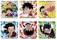 [預訂] 全套6款 One Piece 海賊王 Jump 日本展 Bandai 貼紙 餅貼