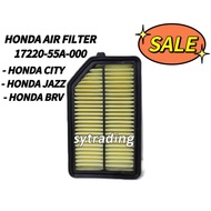 Honda Air Filter 17220-55A-000 City T9A 2014 Jazz T5A 2014 BRV