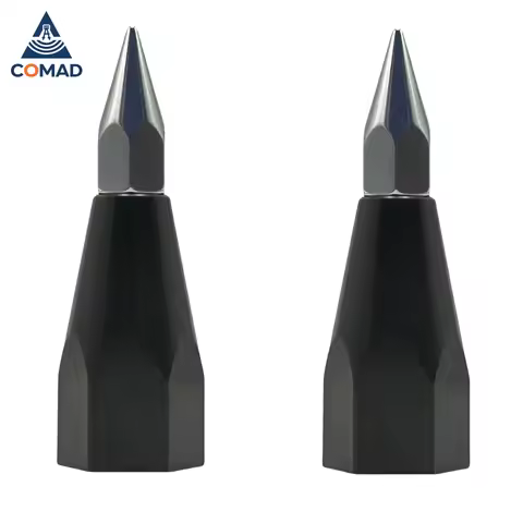 2PCS Survey Range Rod Prism Pole Point Tip With 5/8 Internal Thread GPS RTK Centering Surveying Acce