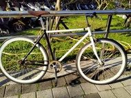 College bike 白色 單色車 死飛車